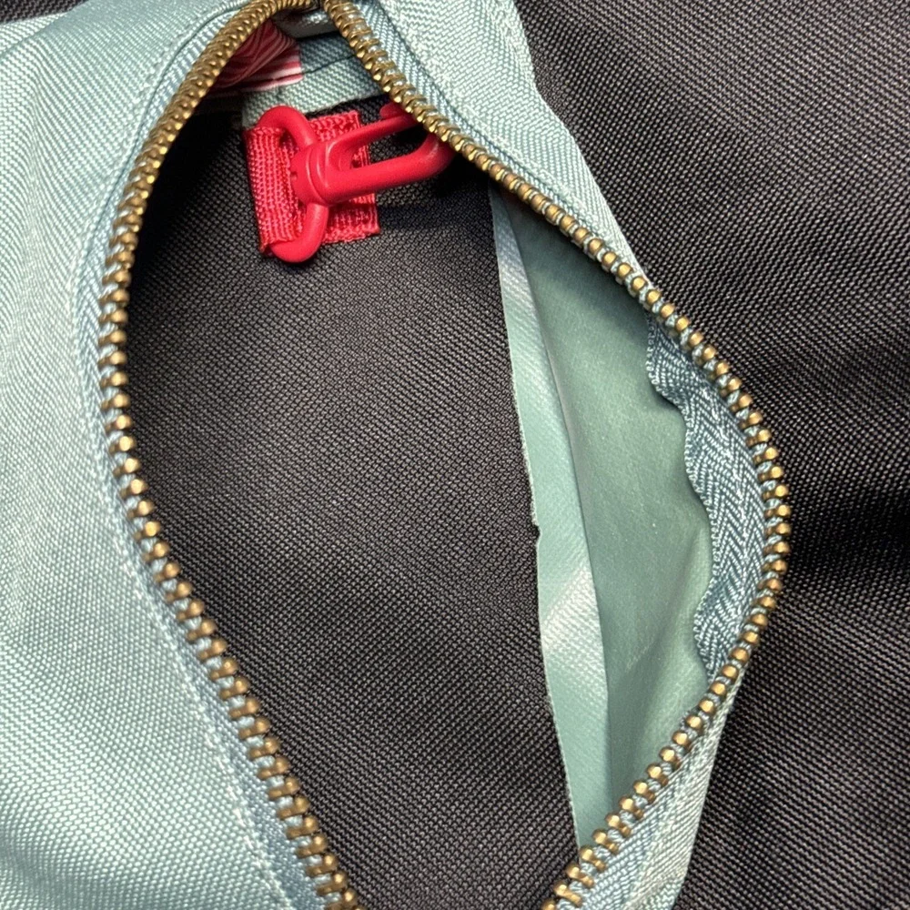 Herschel 2 Strap‎ Backpack Black And Green Candy Cane Inside